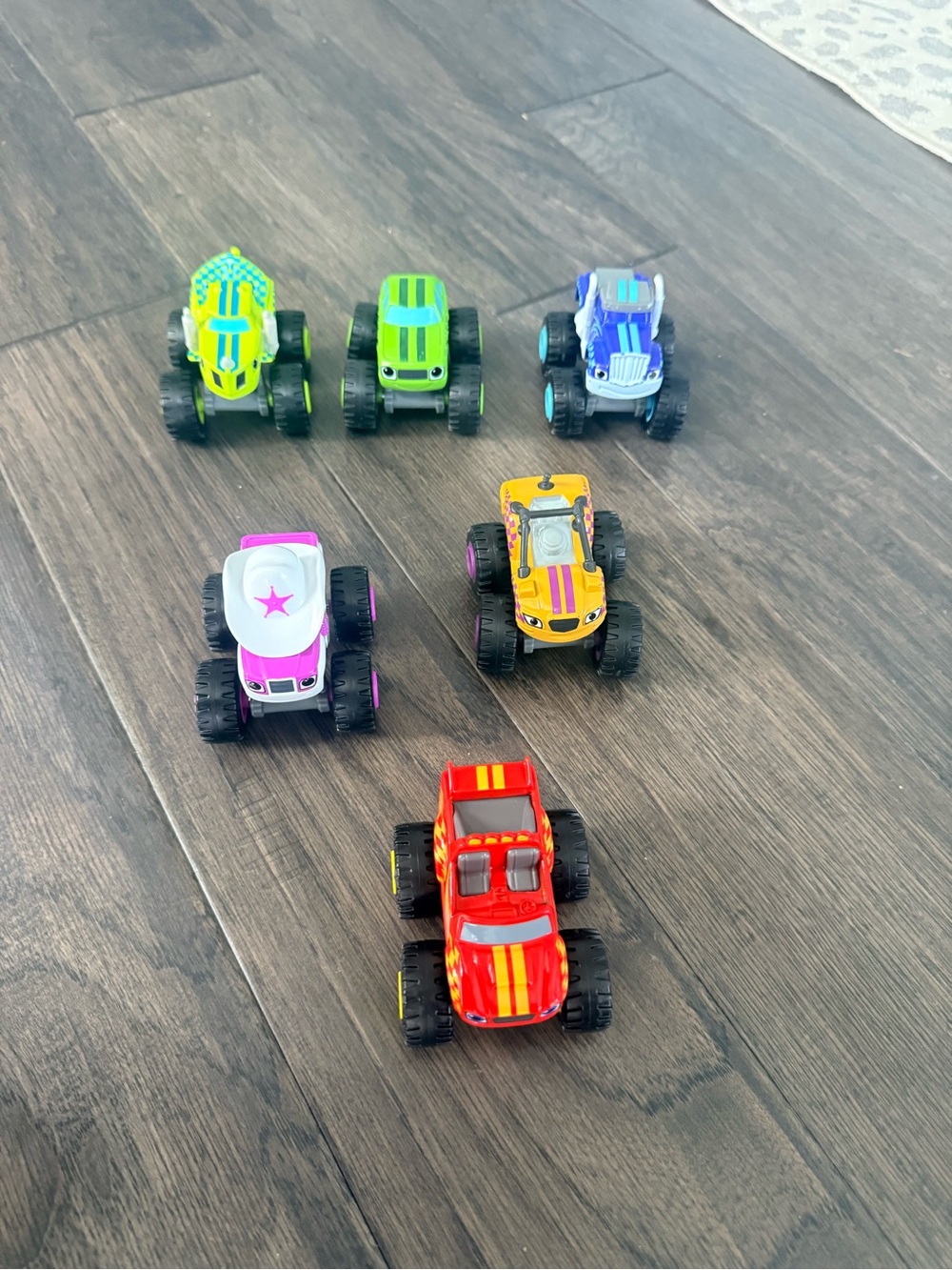 Kids Blaze and the Monster Machines Truck Toy Set of 6